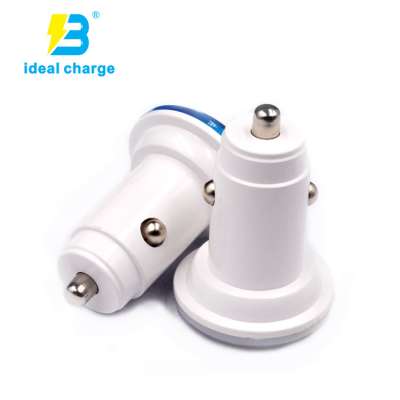 Dual USB Port Fast Car Charging Mini Flush Fit Compatible with iPhone11/Xs/XR iPad Galaxy S10