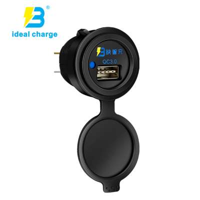 Professional usb in car charger12v  qc30 charge panel mount marine bus motorhome