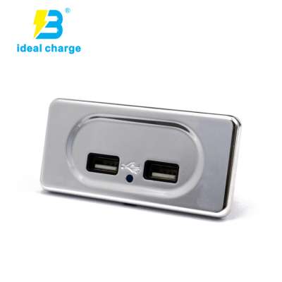 New Arrival Double Usb Plug Socket 4.8A Output Bus Coach Accessories 12V Original Factory Patent Product