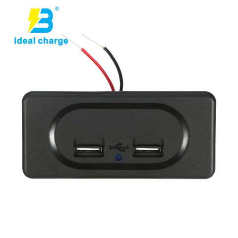 USB interface car charger 2 usb 3.1A easy installation usb cargador 12 v 24 v